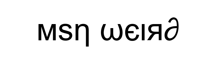 Msn Weird  font caratteri gratis