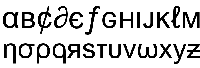 Msn Weird Font LOWERCASE