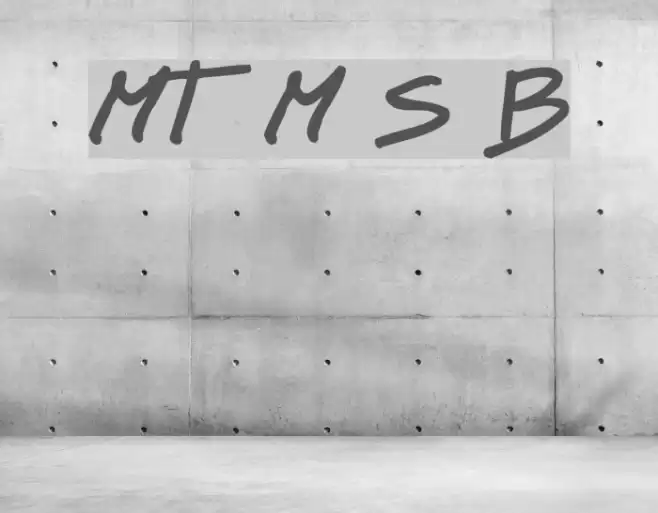 MT Matto Script Bold Font examples