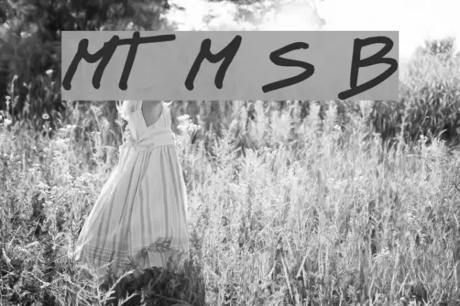 MT Matto Script Bold Font examples