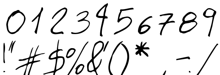 MT Matto Script Normal Font OTHER CHARS