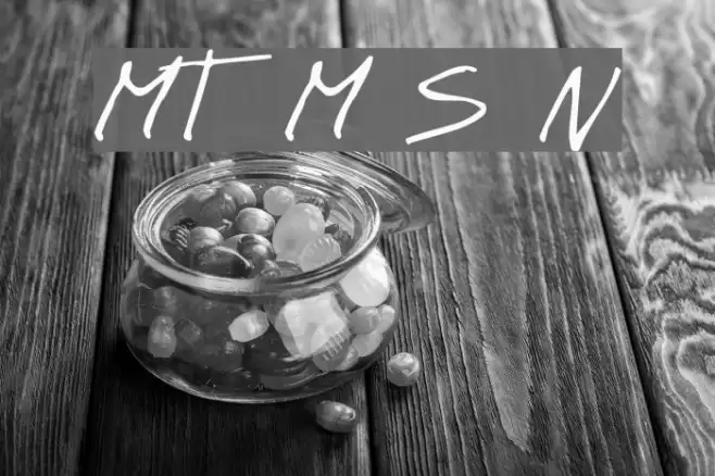 MT Matto Script Normal Schriftart examples
