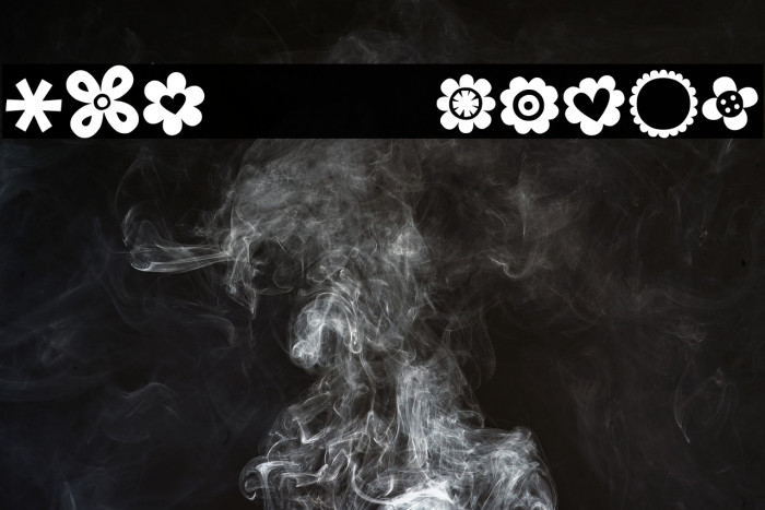 MTF 100 Dings Font examples