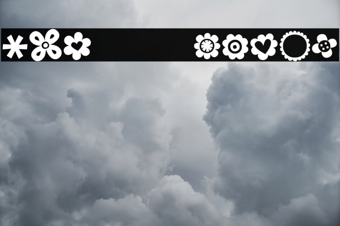 MTF 100 Dings Font examples