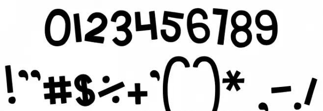 MTF 100 Font OTHER CHARS