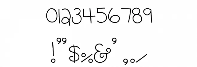 MTF 183 Font OTHER CHARS