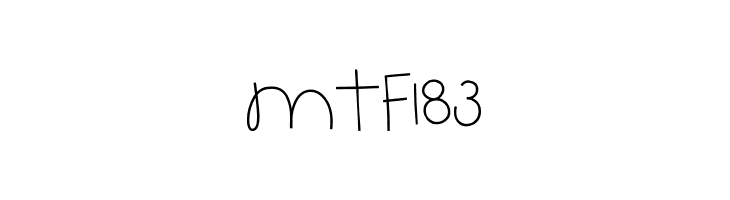 MTF 183  免费字体下载
