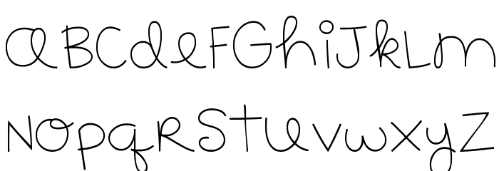 MTF 183 Font LOWERCASE