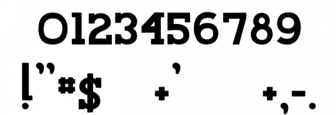 MTF 30 Something Font OTHER CHARS