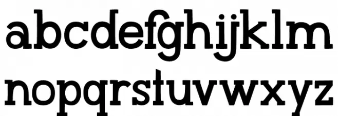 MTF 30 Something Font LOWERCASE