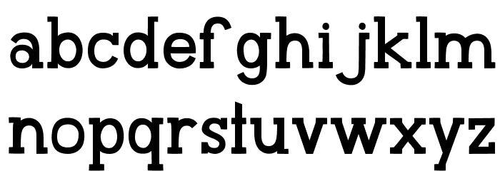 MTF 30 Something Font LOWERCASE