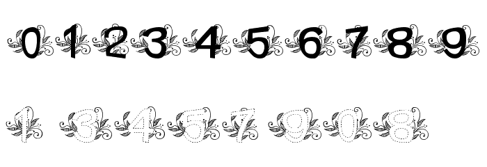MTF Base Leafy Font OTHER CHARS