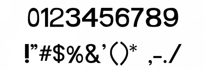 MTF Base Font OTHER CHARS