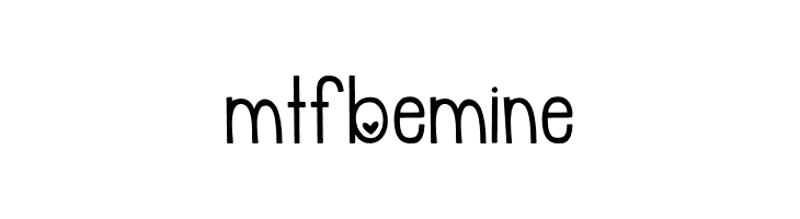 MTF Be Mine  Free Fonts Download