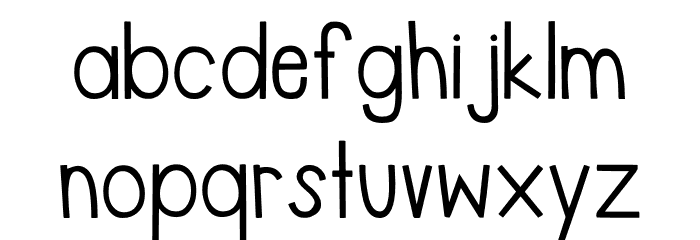 MTF Be Mine Font LOWERCASE