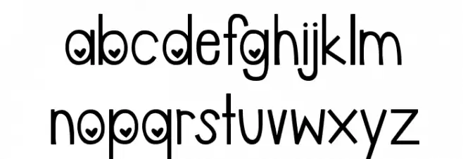 MTF Be Mine Schriftart Groß