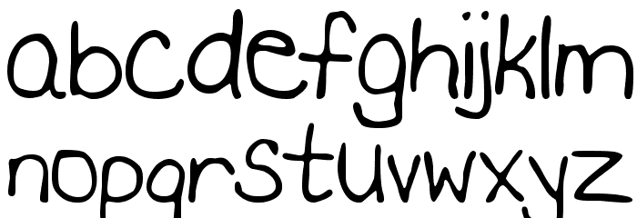 MTF Becki Font LOWERCASE