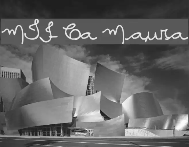 MTF Ca Maura Font examples