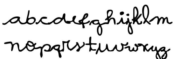 MTF Ca Maura Font LOWERCASE