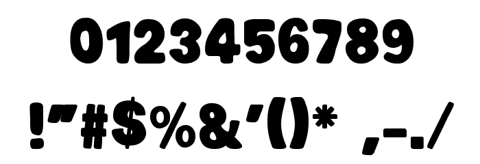 MTF Chubb Font OTHER CHARS