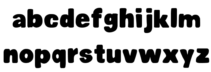 MTF Chubb Font LOWERCASE