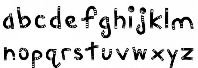 MTF Chunkie Font LOWERCASE