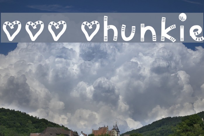 MTF Chunkie Font examples