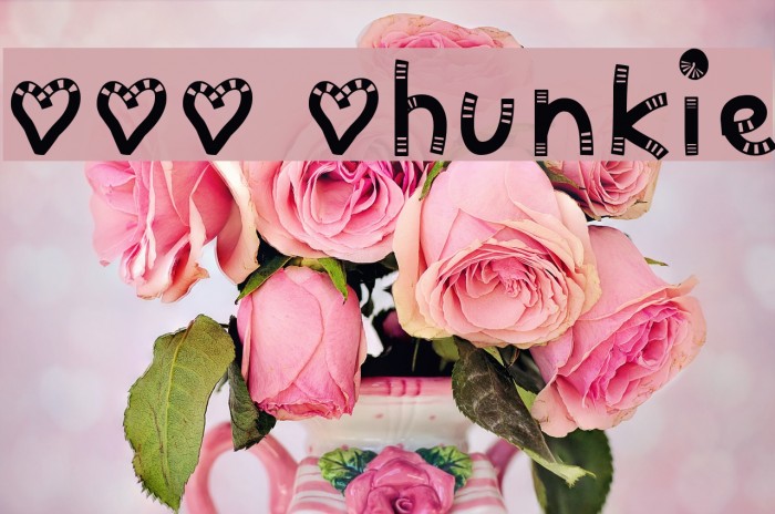 MTF Chunkie Font examples