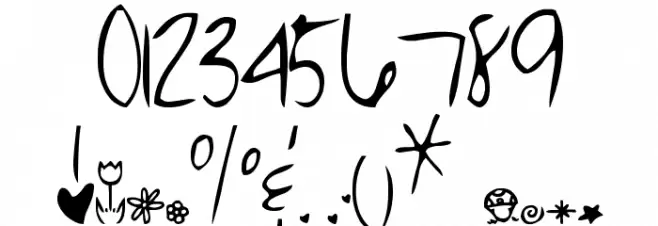 MTF Cindy Font OTHER CHARS