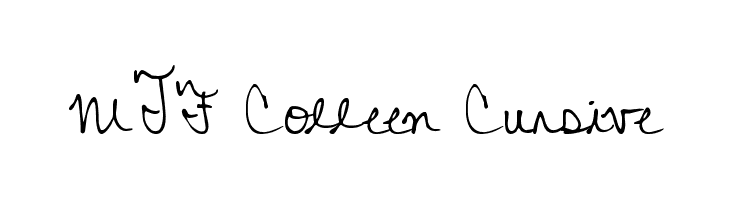 MTF Colleen Cursive  フリーフォントのダウンロード