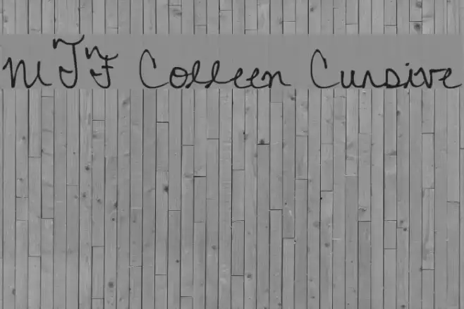 MTF Colleen Cursive Example 1