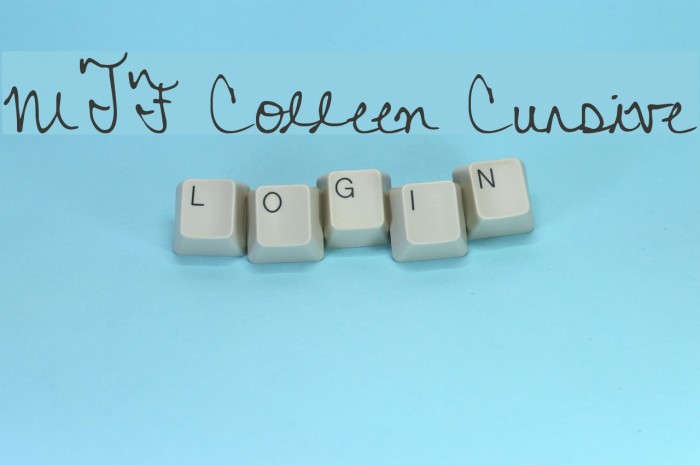 MTF Colleen Cursive Font examples