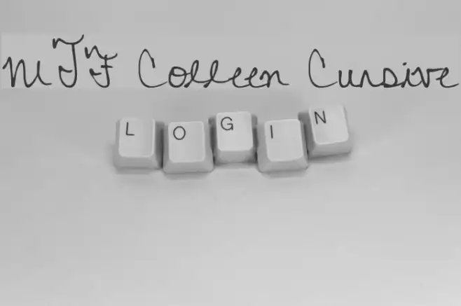 MTF Colleen Cursive Example 3