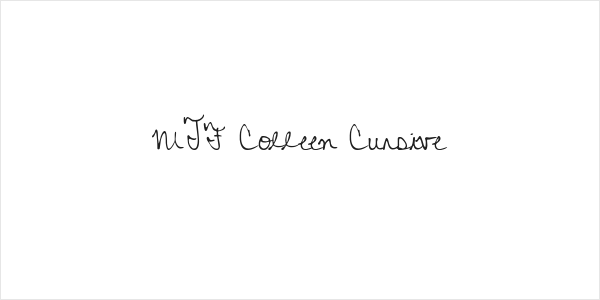 MTF Colleen Cursive Logo
