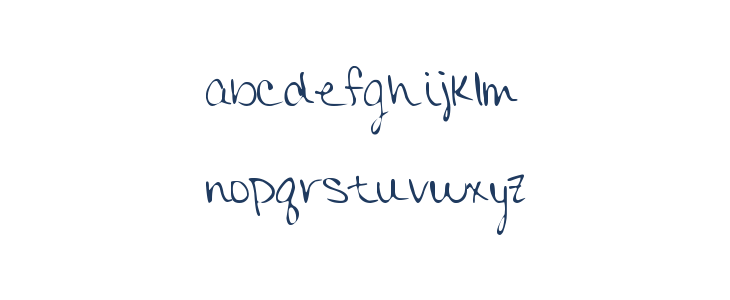 MTF Colleen Print Lowercase