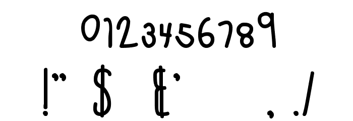 MTF Cool Kid Fat Font OTHER CHARS
