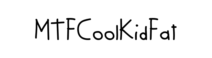 MTF Cool Kid Fat  Descarca Fonturi Gratis