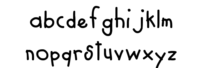 MTF Cool Kid Fat Font LOWERCASE