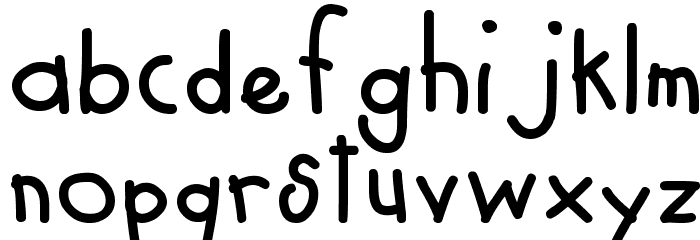 MTF Cool Kid Font LOWERCASE