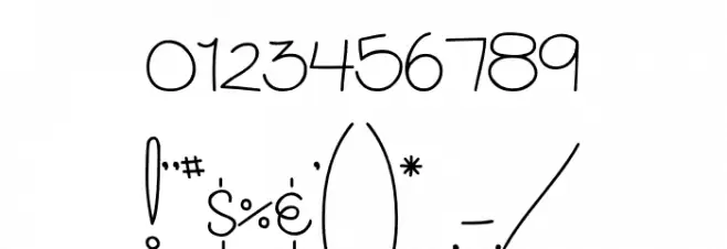 MTF Cupcake Font OTHER CHARS