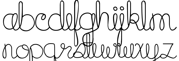 MTF Cupcake Font LOWERCASE