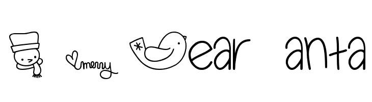 MTF Dear Santa Font
