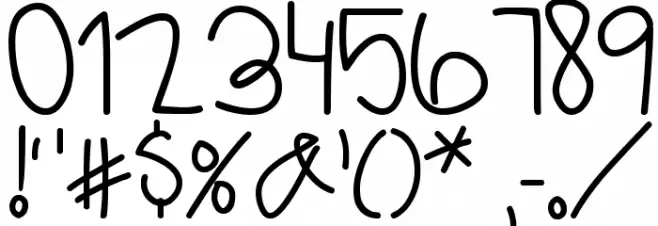 MTF Dear Santa Font Alte caractere