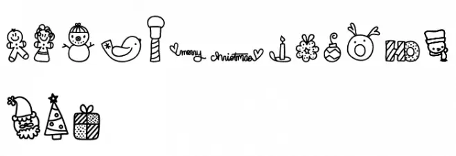 MTF Dear Santa Schriftart Groß
