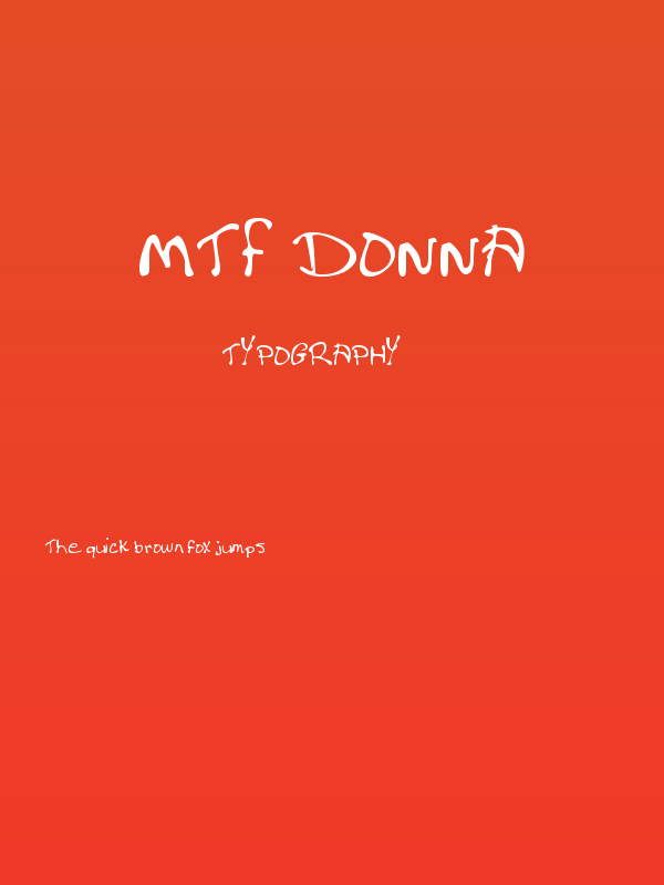MTF Donna Poster