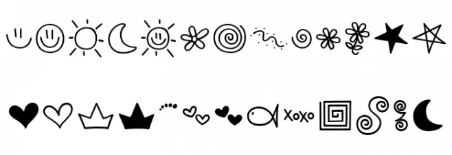 MTF Doodle PRO Font OTHER CHARS