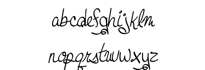 MTF Dreamie Font LOWERCASE