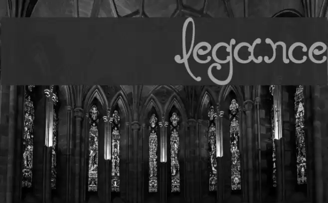 MTF Elegance Font examples