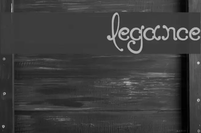 MTF Elegance Font examples