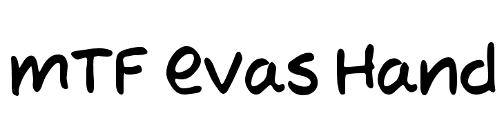 MTF Evas Hand Font